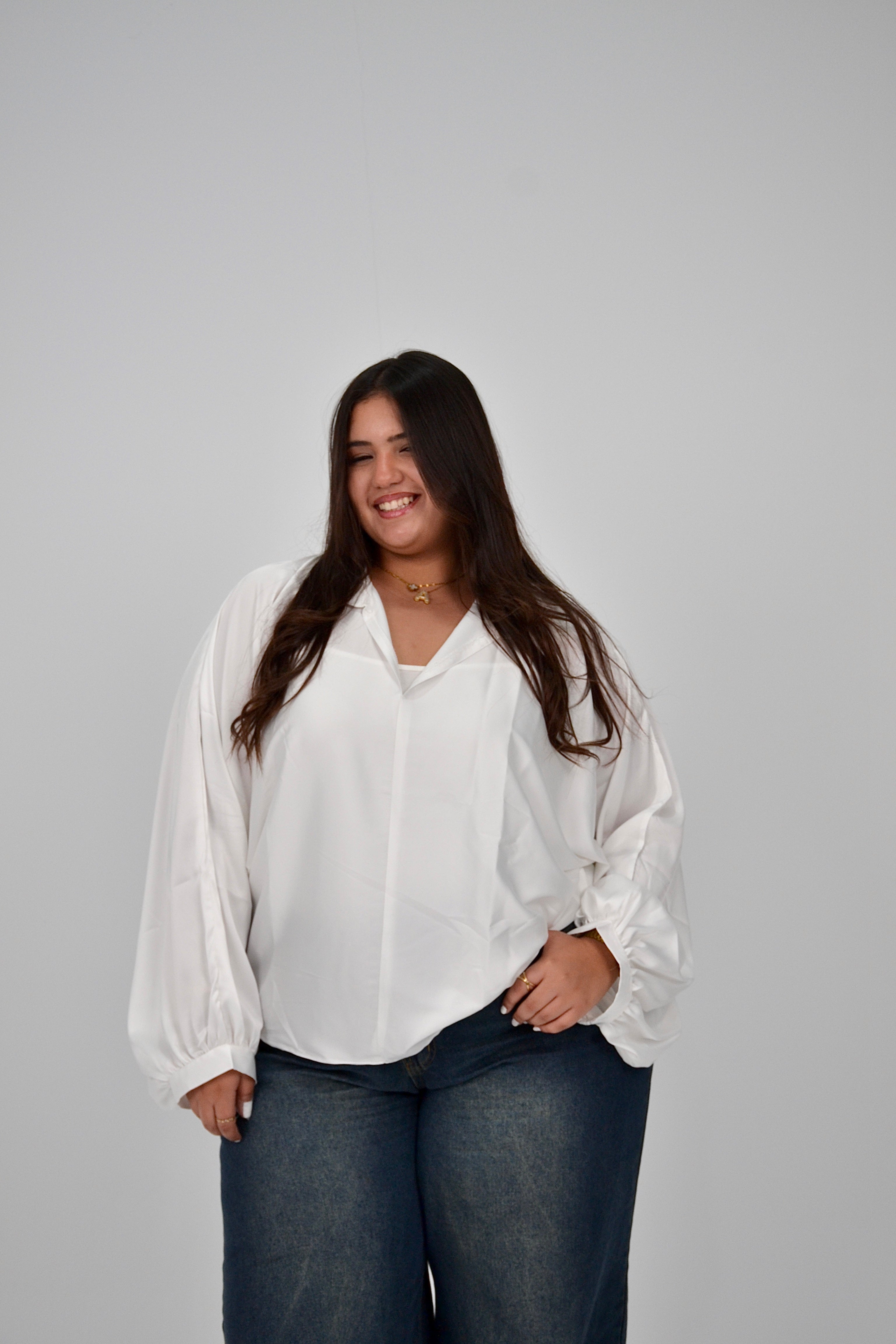 The Not So Basic Satin Blouse