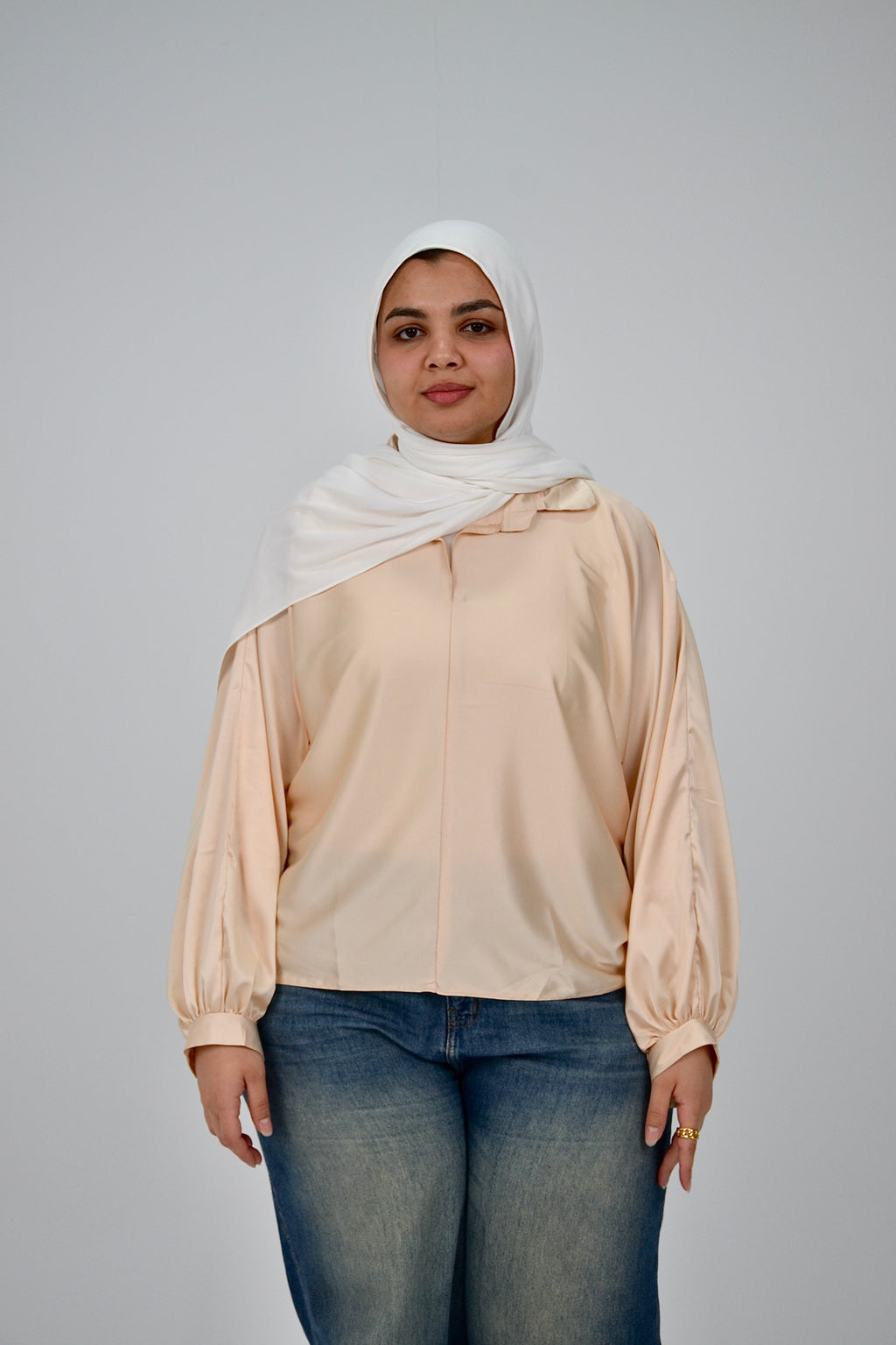 The Not So Basic Satin Blouse
