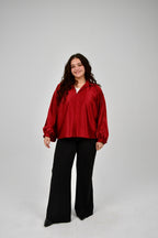 The Not So Basic Satin Blouse