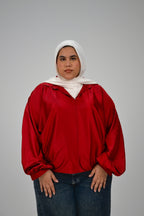 The Not So Basic Satin Blouse